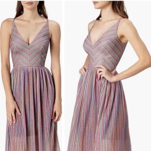 Haley Sleeveless Dress
DRESS THE POPULATION bright magenta multi new